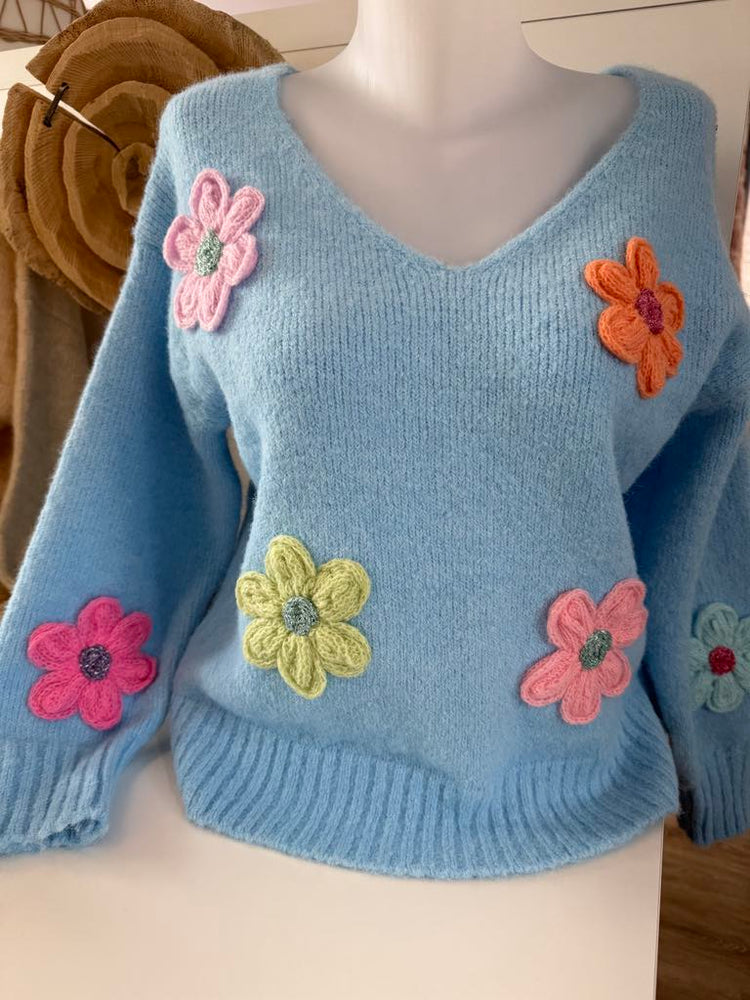 PULL BLEU FLEURS