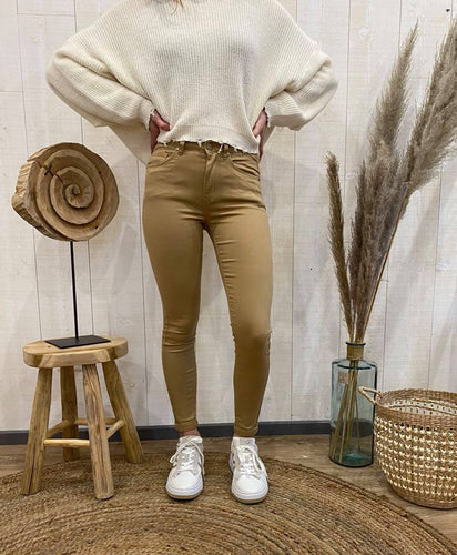 JEANS SLIM CAMEL