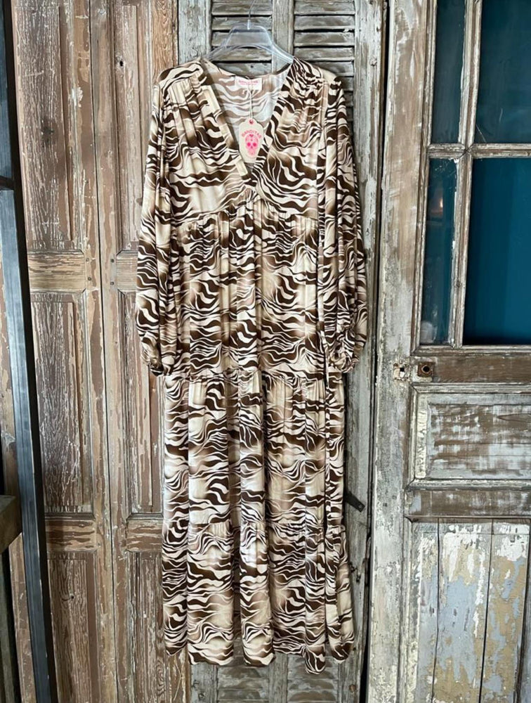 ROBE LONGUE MARRON – BAL.I